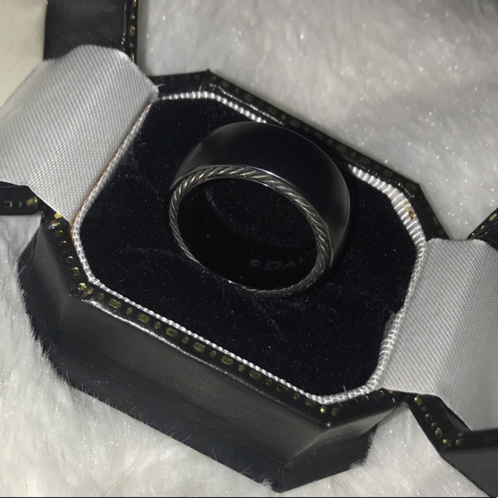 David Yurman Black Titanium Band